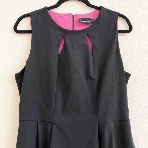 Cynthia Rowley‎ Large Black Sleeveless Cocktail Dress - Picture 2 of 7